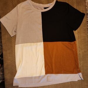 Color Block Short Sleeve Tee